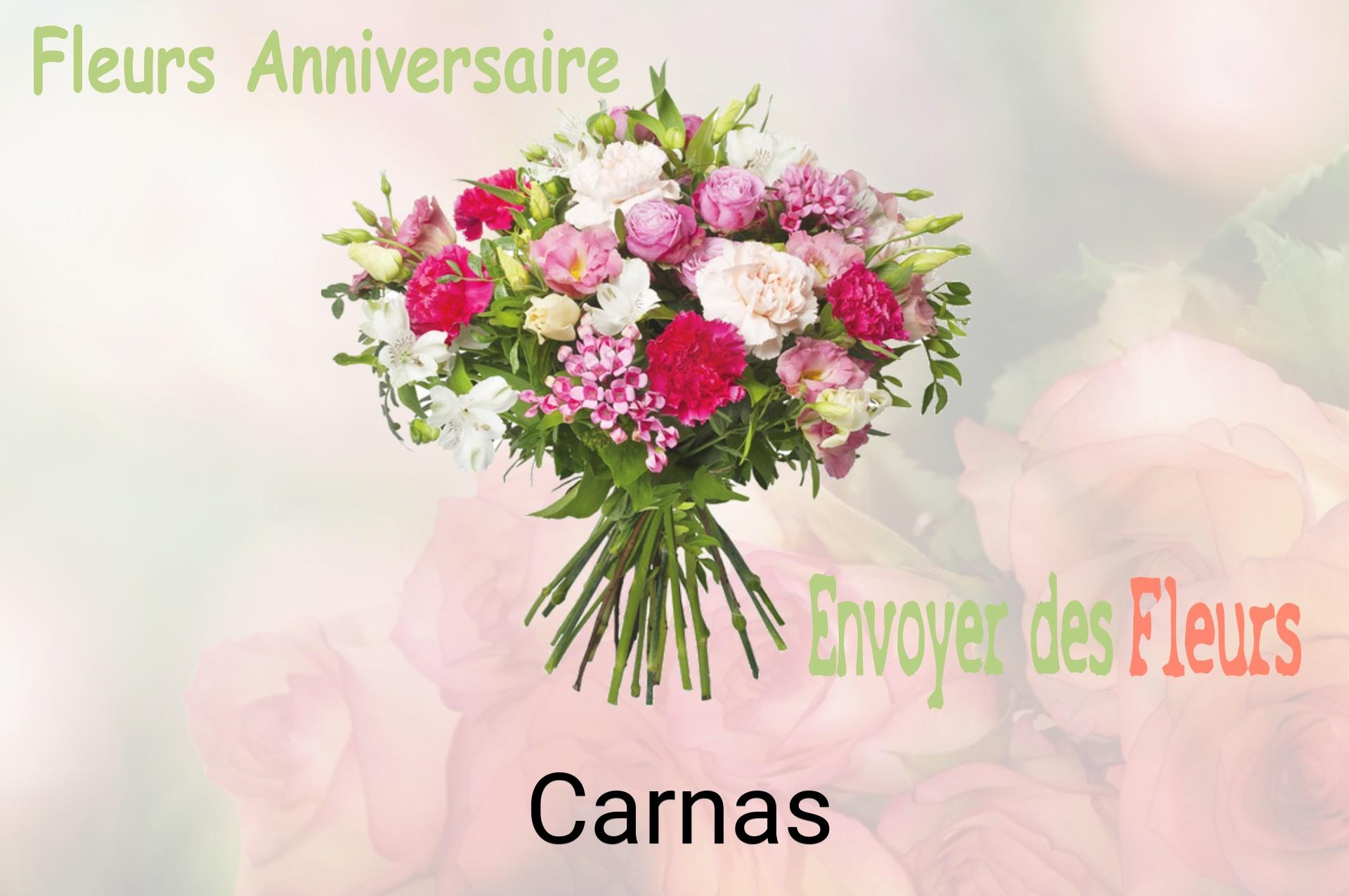 Bouquet de fleurs d’anniversaire livré à Carnas